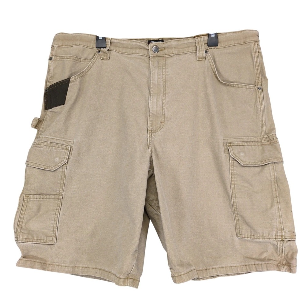 Wrangler Workwear Ripstop Ranger Cargo Shorts Mens 40x10 Carpenter Nylon Panels